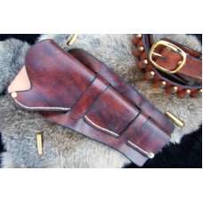 Handmade Leather Cheyenne Style Gun Holster For 7 1/2