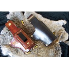 Handmade Leather Gun Holster For Semi Automatic - Glocks , S&W, See Gun List Below