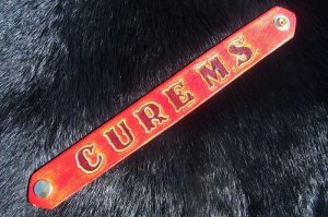 Handmade Leather MS Cure Support Wrist Band # 17852