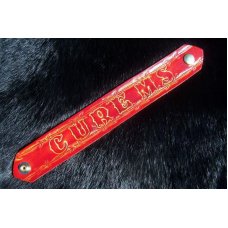 Handmade Leather MS Cure Support Wrist Band # 17853