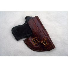 Custom Leather Front Pocket Holster - P3AT, LCP, P238, See Gun List Below
