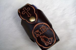 Handmade Custom Leather Cell Phone Case - Custom