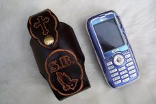 Handmade Custom Leather Cell Phone Case - Custom