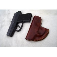 Custom Leather Front Pocket Holster - P3AT, LCP, P238, See Gun List Below