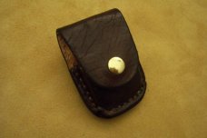 Custom Leather Zippo Lighter Belt Holster