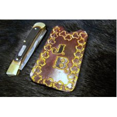 Handmade Leather Pocket Pouch For Pocket Knives # 19167