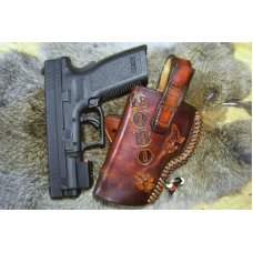 Handmade Leather Gun Holster For Semi Automatics, See Gun List Below