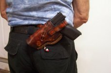 Handmade Leather Gun Holster For Semi Automatics, See Gun List Below