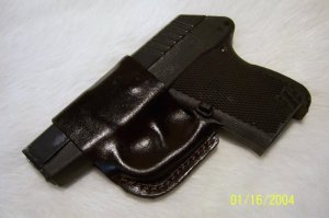 Custom Leather Pocket Holster - Trigger Guard Cover - P3AT, LCP, See Gun List Below 