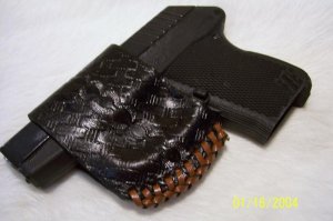 Custom Leather Pocket Holster  - Trigger Guard Cover -  P3AT, LCP, See Gun List Below