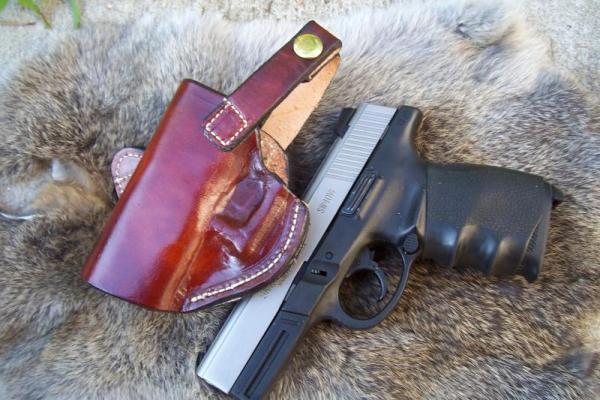 Handmade Leather Gun Holster For Semi Automatic - See Gun List Below
