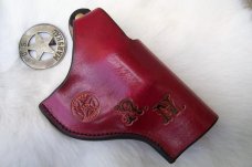 Handmade Leather Gun Holster Small Revolvers / Taurus Ultra-lite