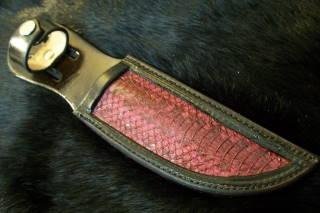 Leather Knife Sheath 8 Overall 5 Fixed Blades Belt Clip