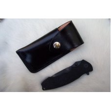Handmade Leather Knife Case Large Upright