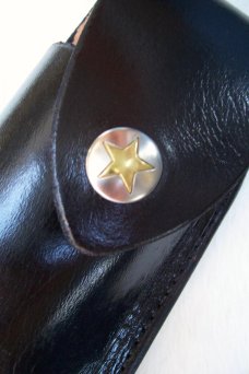 Handmade Leather Knife Case Large Upright  