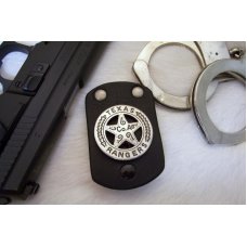 Custom Leather Police Badge Holder