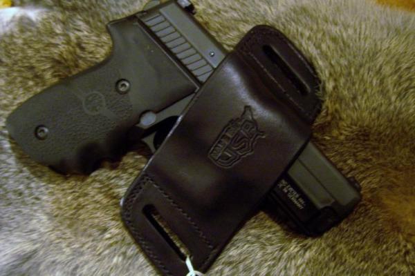 Handmade Leather Gun Holster For Semi Automatics - Sig Sauer P229, See Gun List Below
