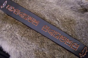 Custom Leather Rifle Sling / Shotgun Sling - Custom Tooling