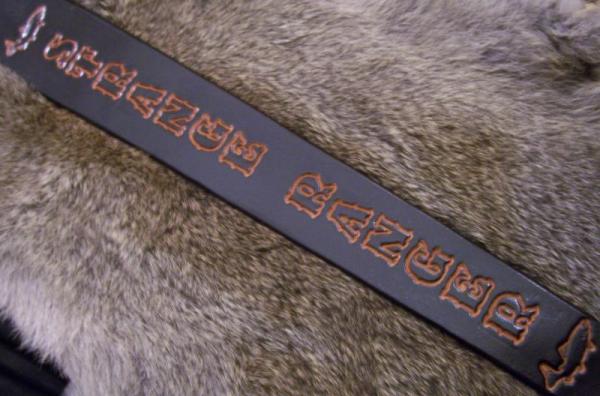 Custom Leather Rifle Sling / Shotgun Sling - Custom Tooling