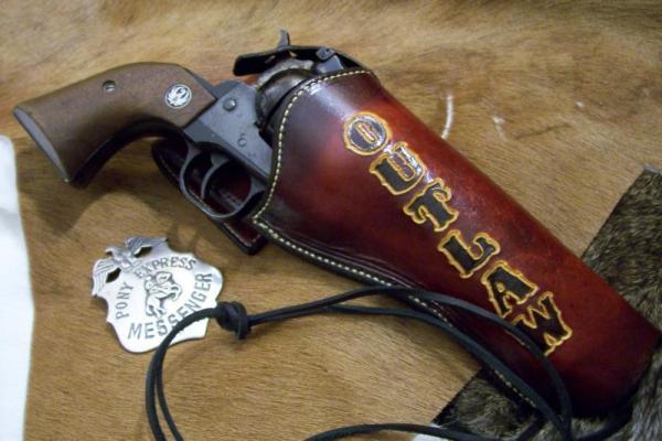 Custom Leather Gun Holster For 5