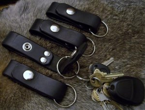 Custom Leather Heavy Duty Belt key Holder - Wholesale Lots - Contact For Price