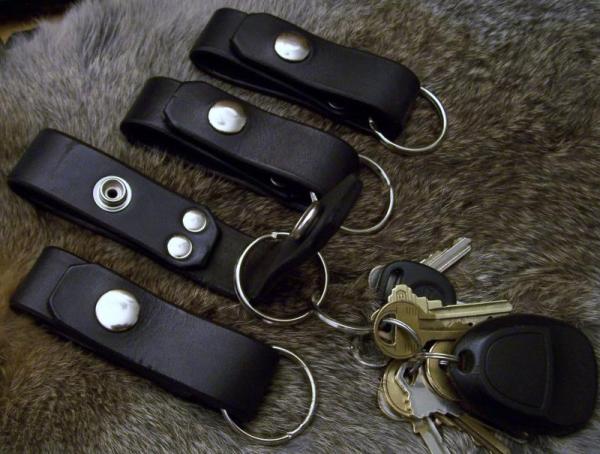 Custom Leather Heavy Duty Belt key Holder - Wholesale Lots - Contact For Price