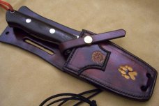 Custom  Leather Knife Sheath For  5