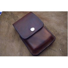 Handmade Custom Leather Cell Phone Case For Large Phones / Fits iphone & Droid