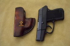 Handmade Leather Pocket Holster - Taurus TCP,Keltec P3AT,Ruger LCP,Sig Sauer P238,See Gun List Below