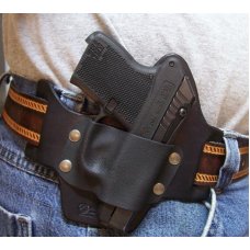 Kydex / Leather Hybrid Outside Waist Band Holster For Keltec, Ruger , See Gun List Below