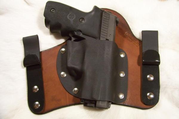 Kydex / Leather Holster For Automatics - IWB Inside Waist Band Tuckable - See Gun List Below