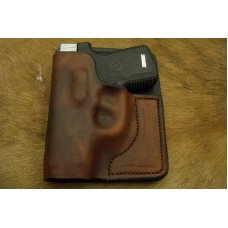 Custom Leather Wallet / Pocket Holster - Khar .380,P3AT,LCP,Sig Sauer P238, See Gun List Below