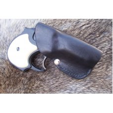 Handmade Leather Pocket Holster For a Rare High Stanrd Mfg. Corp. Derringer .22