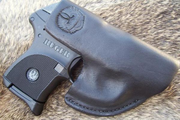 Handmade Leather Pocket Holster - Taurus TCP,Keltec P3AT,Ruger LCP,Sig Sauer P238,See Gun List Below