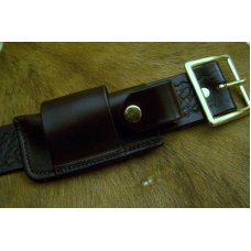 Leather Sidewinder Knife Pouch Fits Pocket Knives Up To 4-1/8