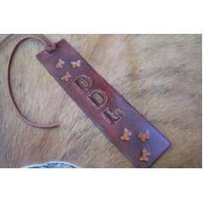 Handmade Leather Bookmarks Hand Tooled