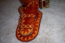 Handmade Lined Leather  Holster & Cartridge Belt  Rig - Custom Tooling - See Gun List Below 