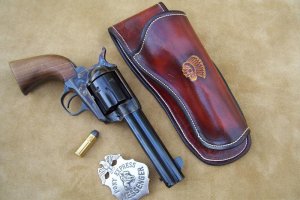 Custom Leather Gun Holster For 5