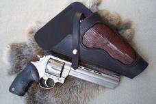 Custom Leather Gun Holster - Can Be Modified To Fit Differant Models Including Autos - Lizard Skin 