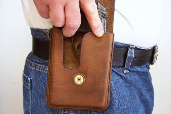 Custom Leather Concealment Holster - Keltec P3AT,Ruger LCP,Sig Sauer P238, See Gun List Below