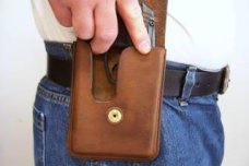 Custom Leather Concealment Holster - Keltec P3AT,Ruger LCP,Sig Sauer P238, See Gun List Below