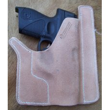 Custom Leather Front Pocket Holster - Keltec P3AT,Ruger LCP,& Sig Sauer P238, See Gun List Below