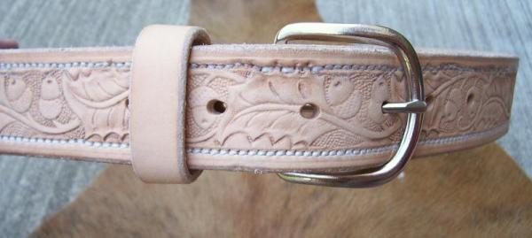 Custom Leather Belt - Reinforced Shooter's / Conceal Carry Belt  1/4