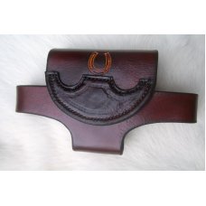 Custom Leather Cell Phone Case - Sideways Carry - Magnetic Closure - Fits iphone & Droid