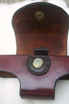  Custom Leather Cell Phone Case - Sideways Carry - Magnetic Closure - Fits iphone & Droid