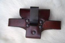  Custom Leather Cell Phone Case - Sideways Carry - Magnetic Closure - Fits iphone & Droid