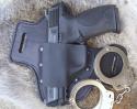Custom Leather Gun Holster For Semi Autos - Pancake-  S&W M&P, See Gun List Below 
