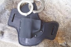 Custom Leather Gun Holster For Semi Autos - Pancake-  S&W M&P, See Gun List Below 