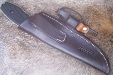 Custom Leather Knife Sheath Fixed Blades - Up to 11