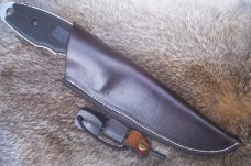 Custom Leather Knife Sheath Fixed Blades - Up to 11